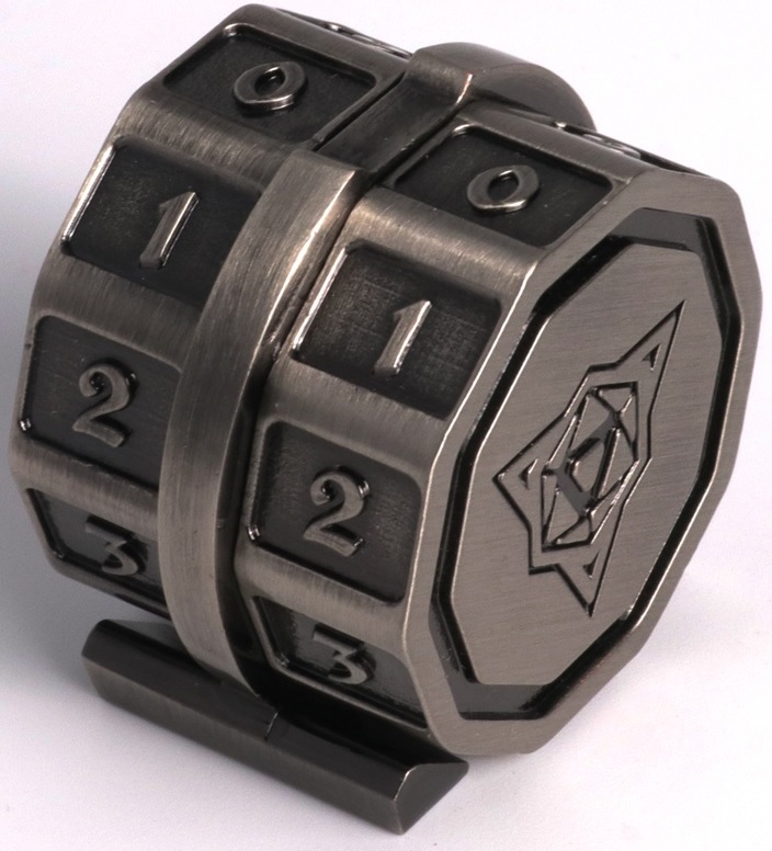 LifeLink Counter V2 - Battleworn Silver